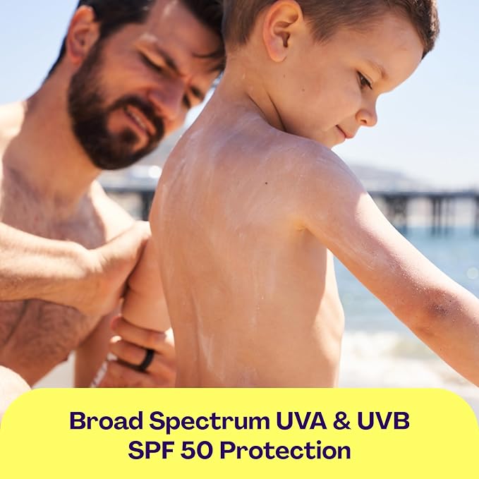 Hello Bello Kids SPF 50 Mineral Sunscreen - 5oz Spray - Water Resistant Broad Spectrum UVA + UVB Protection Sun Protection for Babies and Kids, Reef Friendly, 5 fl oz (Pack of 1)