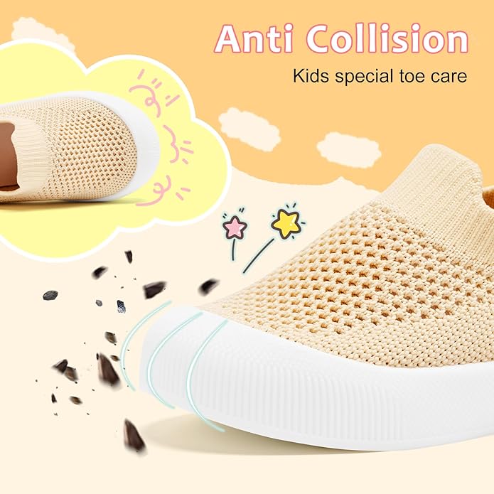 VIFUUR Baby Shoes Girls Boys Toddler Sneakers Non-Slip First Walkers Shoes for Babies 6 9 12 18 24 Months