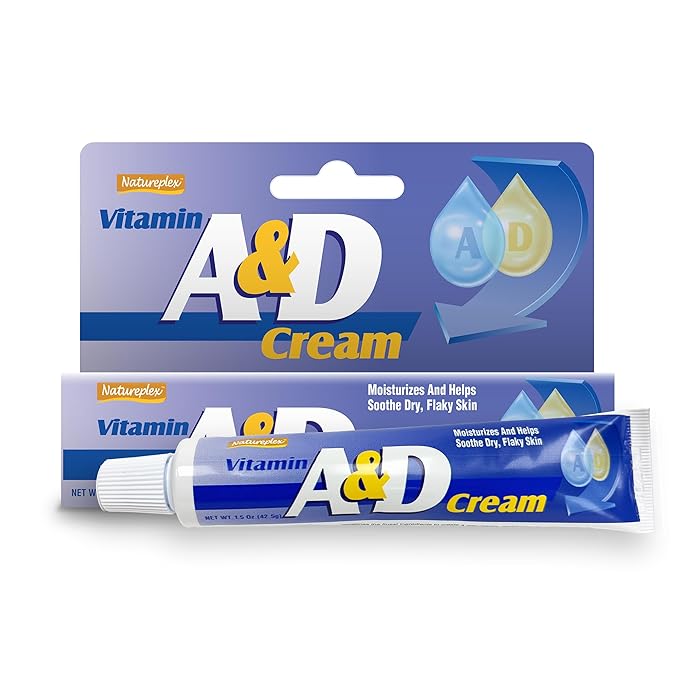 Natureplex A&D Cream 1.5 oz - For Diaper Rash and Skin Irritation, Healing Cream for Dry and Cracking Skin, Formulated With Vitamin A and D - Made in USA