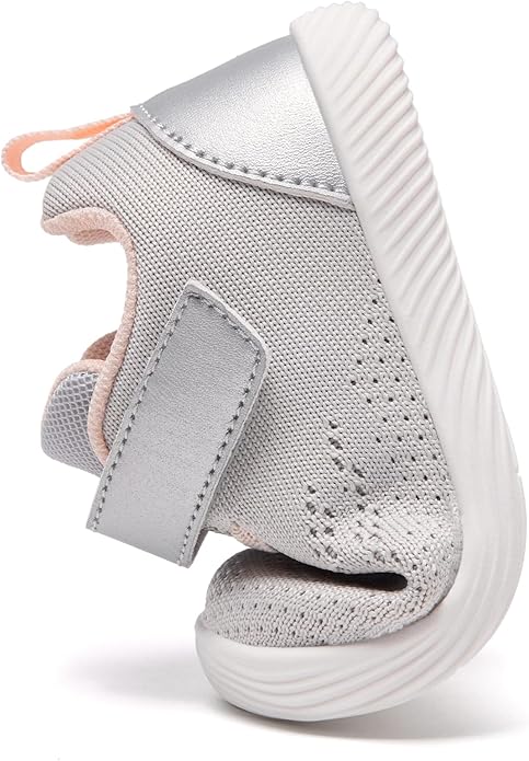 MORENDL Toddler Sneakers Baby Boys & Girls Barefoot Shoes Lightweight Breathable Walking Running Tennis Athletic Sport Shoes