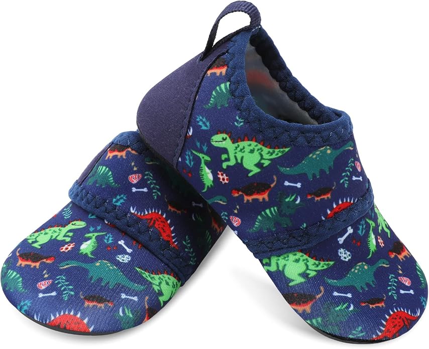 JIASUQI Baby Boys and Girls Barefoot Swim Water Skin Shoes Aqua Socks for Beach Swim Pool