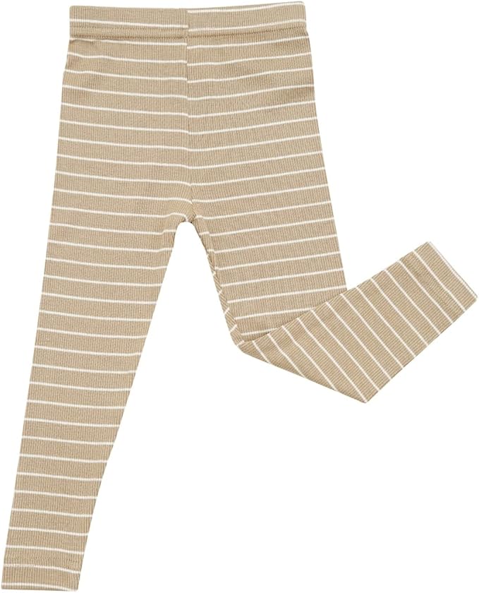 AVAUMA Stripe Pattern Baby Boys Girls Pajama Set Kids Toddler Snug fit Ribbed Sleepwear pjs for Daily Life Style
