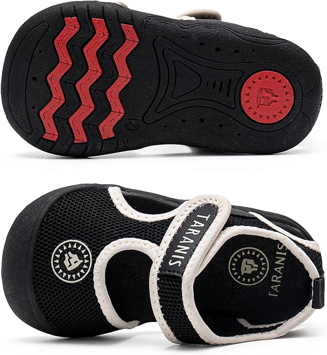 Toddler Shoes Boys Girls Non-Slip Infant Sneaker Rubber Sole Baby Crib First Walker Shoes