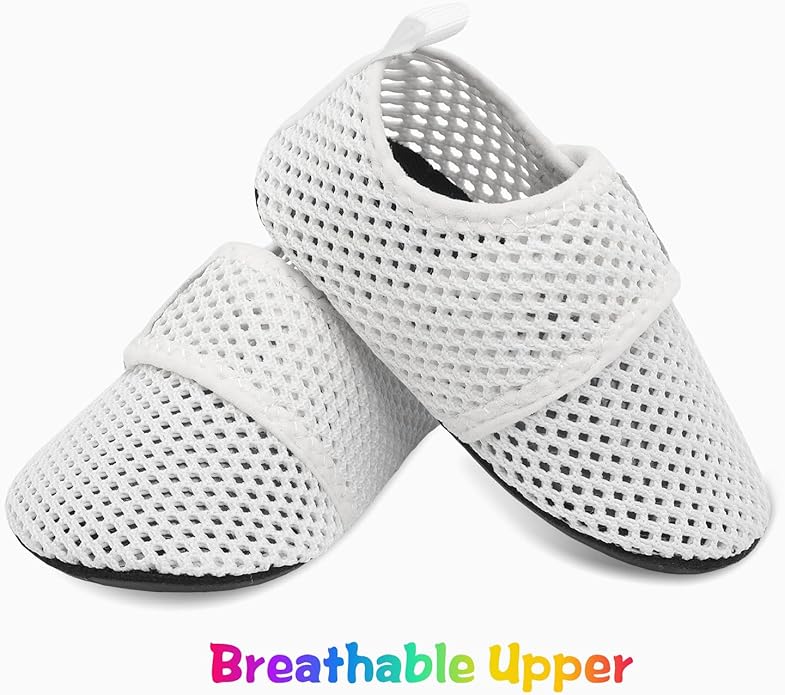JIASUQI Baby Boys and Girls Barefoot Swim Water Skin Shoes Aqua Socks for Beach Swim Pool