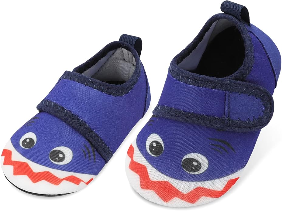 JIASUQI Baby Boys and Girls Barefoot Swim Water Skin Shoes Aqua Socks for Beach Swim Pool