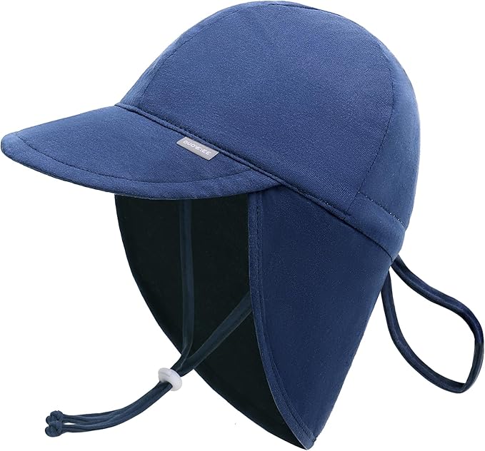 Duoyeree UPF 50+ Baby Sun Hat with Ear and Neck Protection - Toddler Beach Hat for Boys & Girls - Ideal for Summer Fun