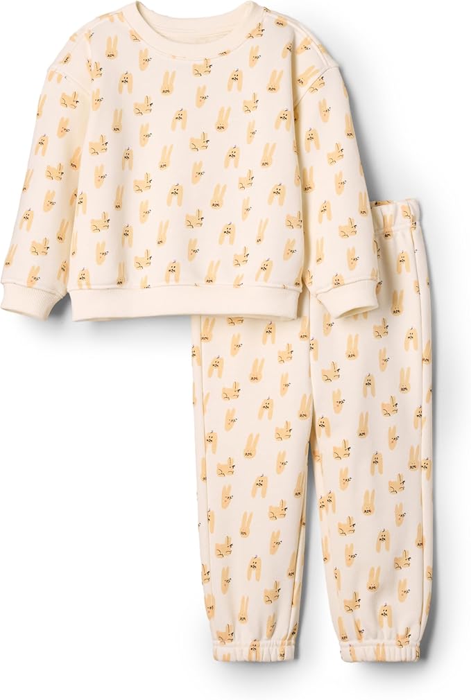 Amazon Essentials x Sofia Grainge Unisex Toddlers and Babies' Sweatshirt & Sweatpant Set