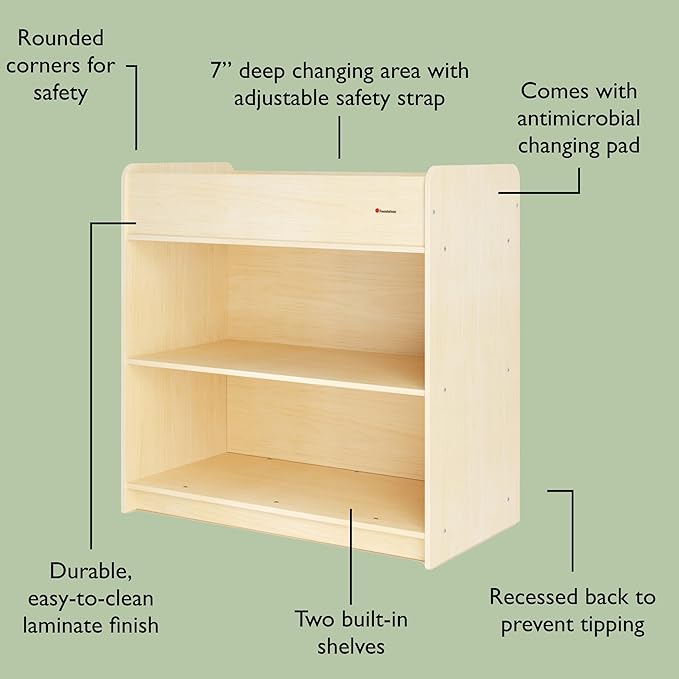 SafeStart Changing Table and Wall Organizer 2-Piece Set