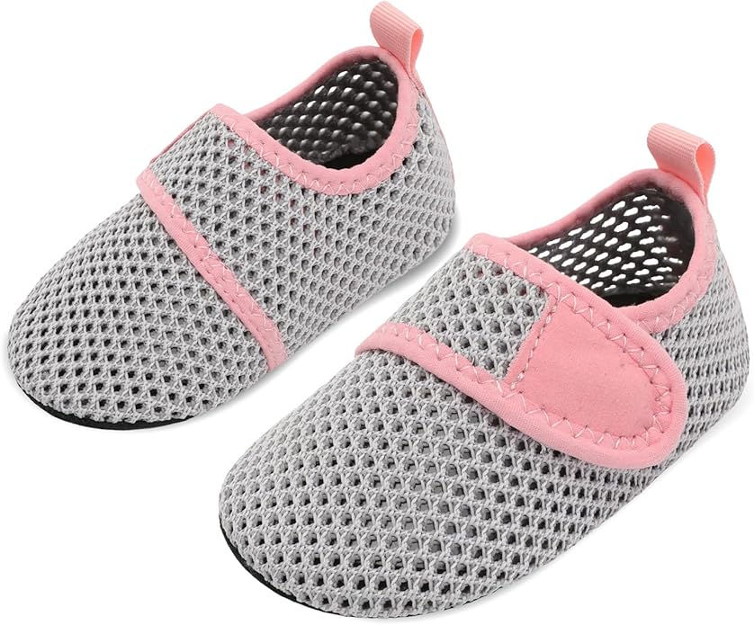 JIASUQI Baby Boys and Girls Barefoot Swim Water Skin Shoes Aqua Socks for Beach Swim Pool