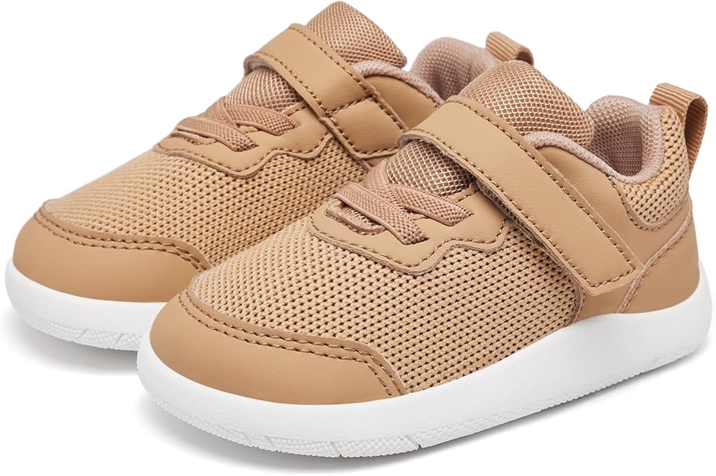 Wide Toe Box Toddler Shoes Baby First Walking Shoe Boys Girls Non-Slip Zero Drop Minimalist Tennis Sneakers