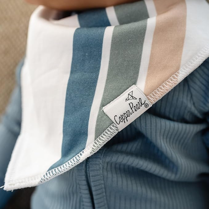 Copper Pearl Baby Bandana Drool Bibs for Drooling and Teething 4 Pack Gift Set Ryder