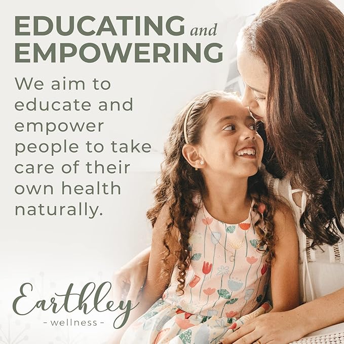 Earthley Wellness Teeth Tamer, Teething Relief for Babies & Kids, Organic Herbal Formula, Soothes Drooling, Gum Discomfort & Irritability, Sugar-Free, 3+ Month Supply (1.69 oz Glass, 500 doses)