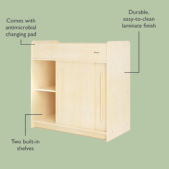 SafeGlide Changing Table and Wall Organizer 2-Piece Set