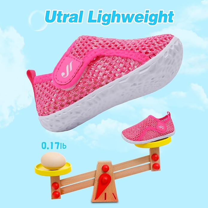 JIASUQI Baby Boys Girls Barefoot Swim Pool Water Shoes Beach Walking Sandals Athletic Sneakers