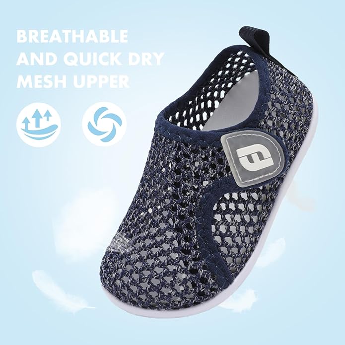 JOINFREE Baby Toddler Water Shoes Boys Girls Sandals Barefoot Kids Breathable Sneakers Shoes for Walking Running