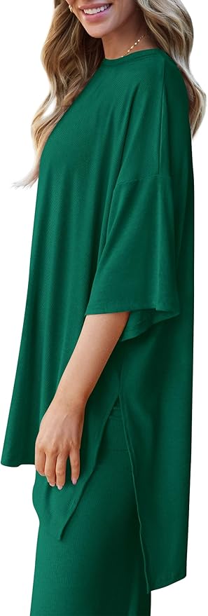 PRETTYGARDEN Two Piece Sets for Women Summer Fashion Lounge Matching Set 2026 Spring Travel Vacation Airport Outfits Clothing