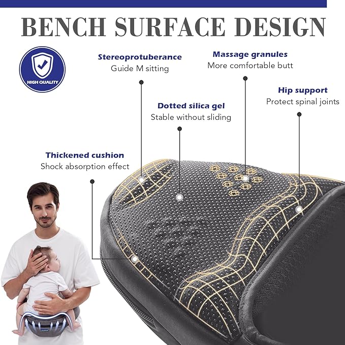 Baby Hip Carrier,Baby Carrier with Hip Seat for Newborns & Toddlers,Adjustable Extended Waistband with Various Pockets-Ergonomic (Gray)