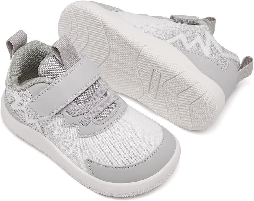 MORENDL Wide Toddler Shoes Baby Walking Shoes Boys & Girls Barefoot Sneakers Zero Drop Comfort Tennis Running Outdoor Activities
