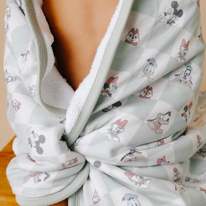 Premium Knit Hooded Bath Towel "Mickey Mouse & Friends" by Copper Pearl