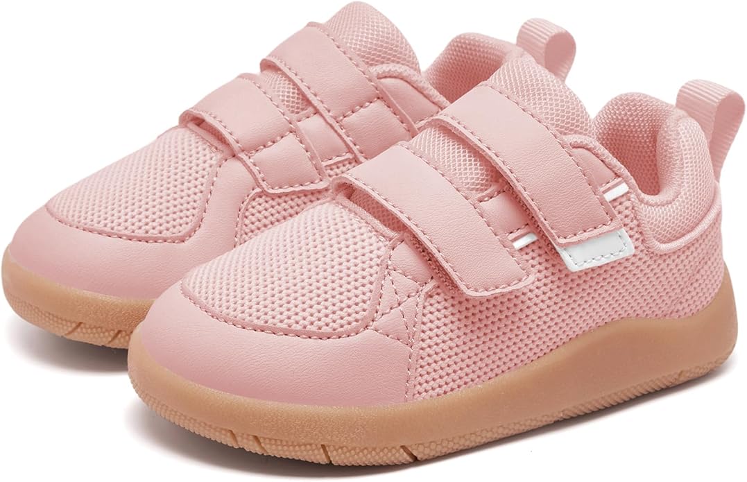 MORENDL Boys & Girls Walking Shoes 0-4 Years Baby Wide Toe Box Barefoot Shoes Toddler Sneakers