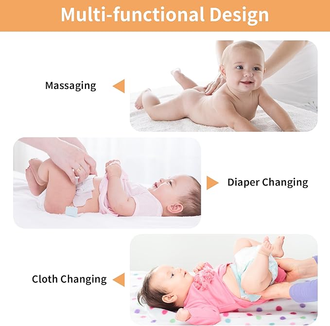 Baby Dresser Changing Table with 2 Drawers 35.4" Changing Table Dresser with Changing Table Top and 1 Open Shelf Diaper Changing Station with Storage for Nursery Children's Room Beige
