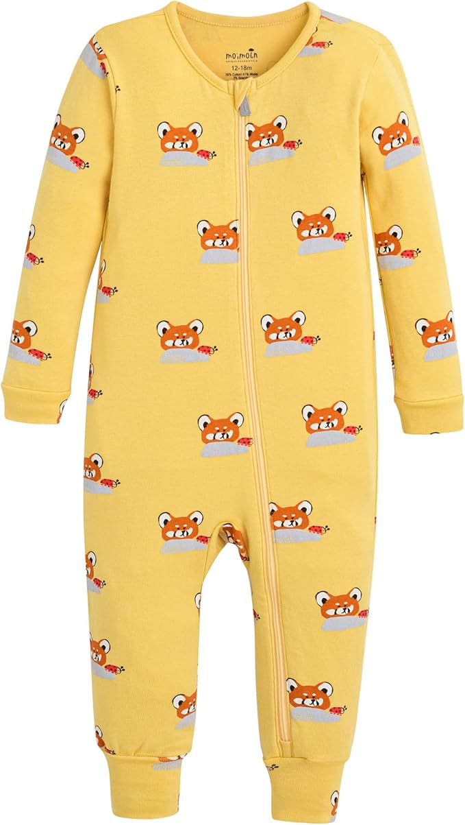 moimoln Modal Cotton Infant Toddler Boys Girls One-Piece Snug fit Romper Playsuits