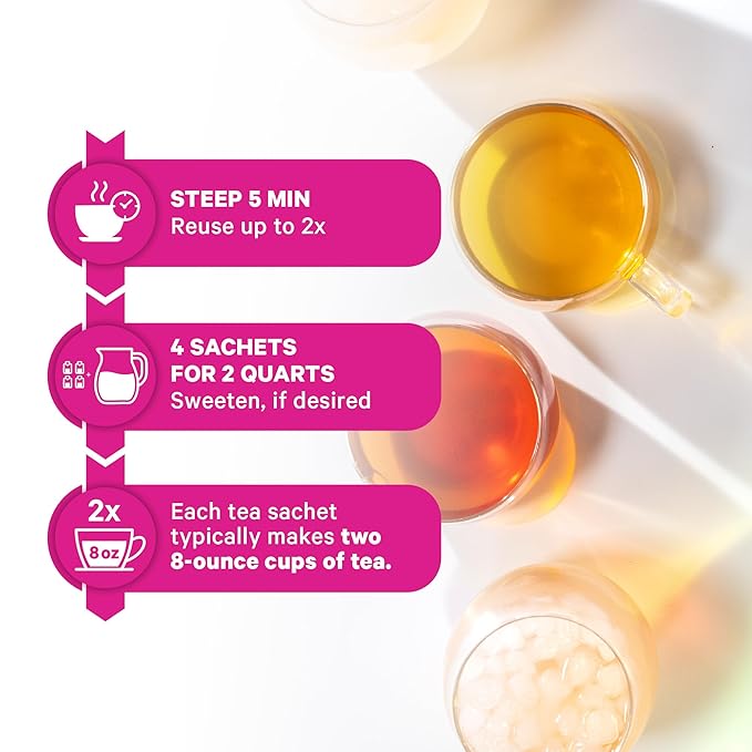 Pink Stork Organic Morning Sickness Pregnancy Tea - Hot or Iced Tea - Prenatal Heartburn, Indigestion, and Constipation Support - 1st Trimester Pregnancy Must Haves - Ginger Peach, 15 Sachets