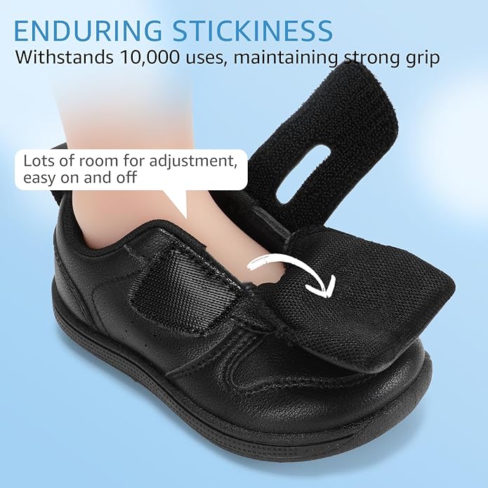 Toddler Wide Toe Box Barefoot Shoes Boys Girls Sneakers Zero Drop Kid Tennis Running Shoes Lightweight Non-Slip Comfortable Leather First Walking Shoe Outdoor Activities School