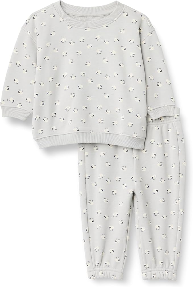 Amazon Essentials x Sofia Grainge Unisex Toddlers and Babies' Sweatshirt & Sweatpant Set
