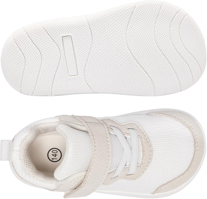 Wide Toe Box Toddler Shoes Baby First Walking Shoe Boys Girls Non-Slip Zero Drop Minimalist Tennis Sneakers