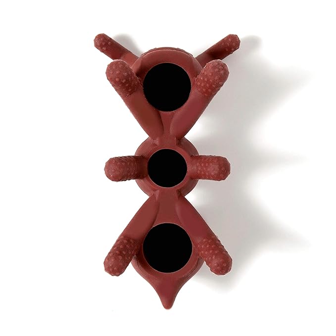 Doddle & Co. The Chew Teether with Poppable Bubbles | Toddler Teething Fidget Toy for Baby | Enhaces Oral Fit & Easy to Hold & Grab | Helps in Development for New Born Babies | Pack of 2 | Ant + Rain