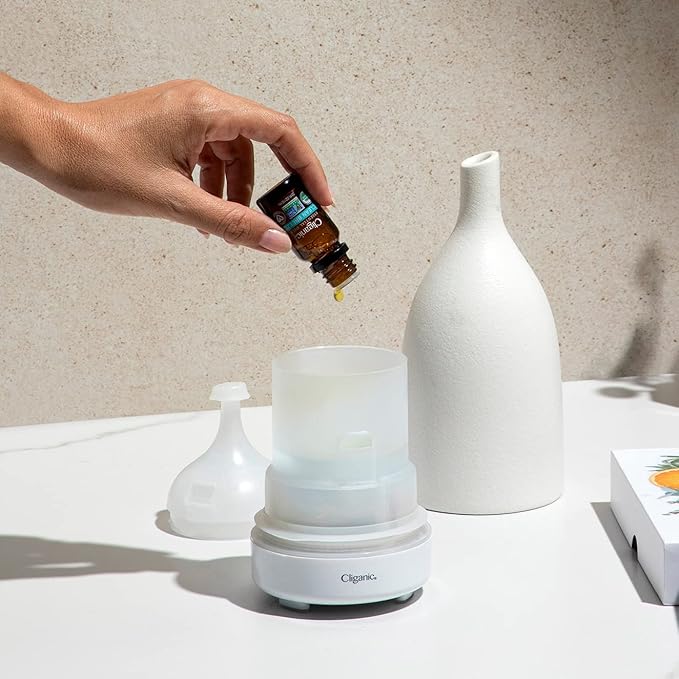 Cliganic USDA Organic Eucalyptus Essential Oil, 100% Pure | Natural Aromatherapy Oil for Diffuser Steam Distilled | Non-GMO Verified (Packaging May Vary)