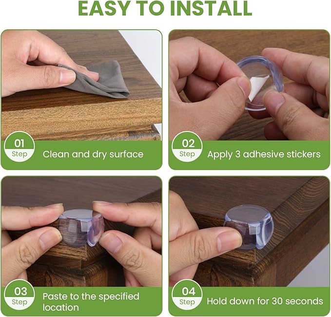 Corner-Protector Baby Protectors Baby Proof Table Corner Protectors Furniture Baby Guards 16 Pack