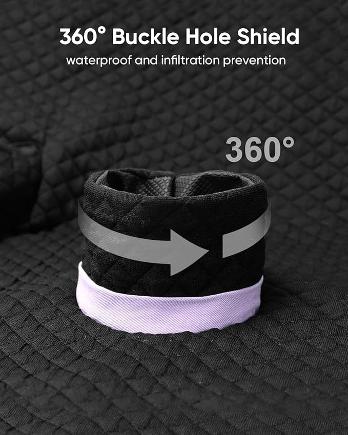 Baby Potty Training Car Seat Protector, Waterproof Car Seat Liner for Potty Training Toilet, Baby Infant Toddler Piddle Pad Universal Fits for Carseat, Stroller, Highchair - 1 Pack, Black