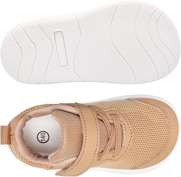 Wide Toe Box Toddler Shoes Baby First Walking Shoe Boys Girls Non-Slip Zero Drop Minimalist Tennis Sneakers