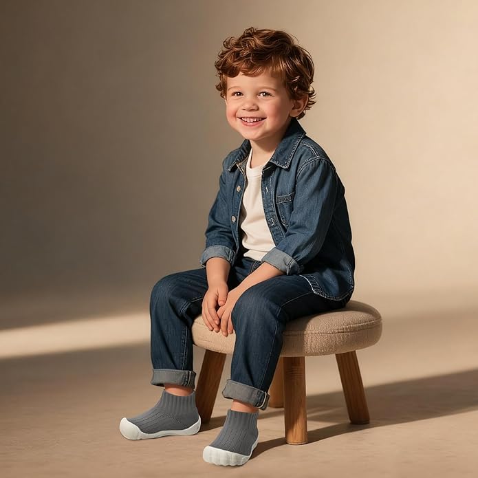 Baby Sock Shoes Breathable First Walking Shoes for Baby Girl Boy 6-24 Months Ultra-Light Infant Slippers Toddler Sneakers