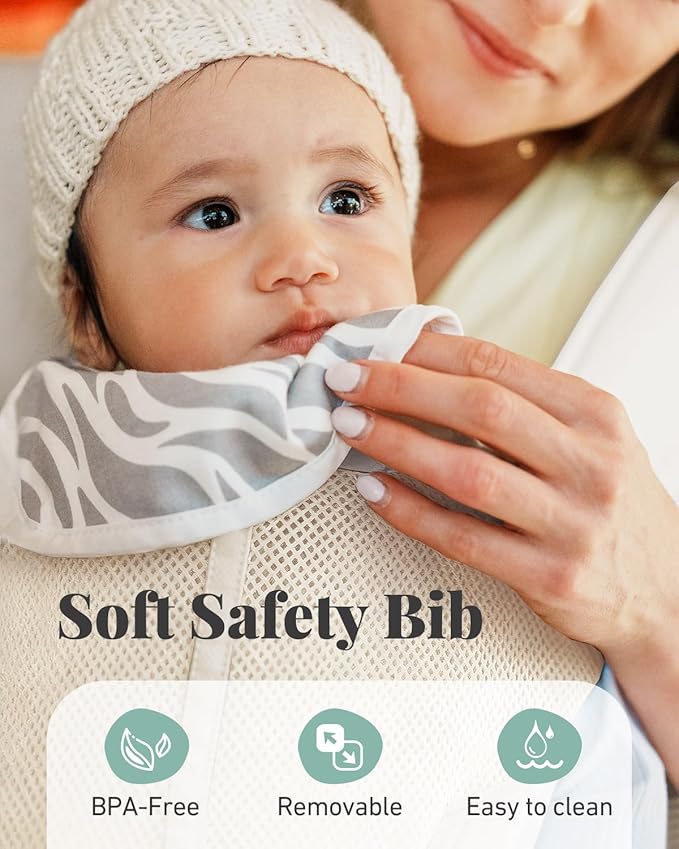 MOMTORY Baby Carrier, Baby Holder Carrier Newborn to Toddler - Ergonomic, Plus Size Friendly, Cozy and Breathable Baby Carrier with Hip seat for 7-50lbs