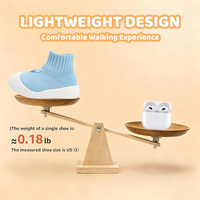 STQ Baby Socks Shoes Toddler Wide Toe Box Non-Slip Slippers Infant Walking Shoe Soft Baby Boys Girls Lightweight Sneakers