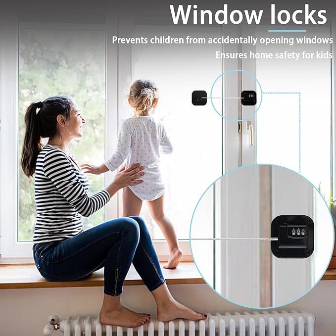 Fridge Lock Refrigerator Freezer Childproof Locks for Cabinets and Drawers Easy Install No Keys Needed Combo Lock Multifunctional Child Safety Cabinet Locks