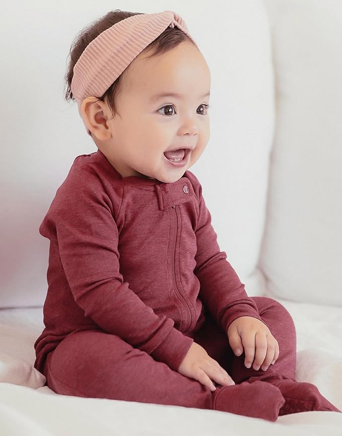 VAENAIT BABY Infant Toddler Boys Girls Modal Cotton Footed Pajamas One-Piece Romper Sleep and Play 0M-2T