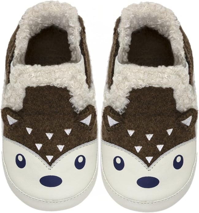Robeez Baby Boys and Unisex Soft Soles Slip-Resistant Crib Shoes Slippers Moccasins for Infant and Toddler, 0-24 Months