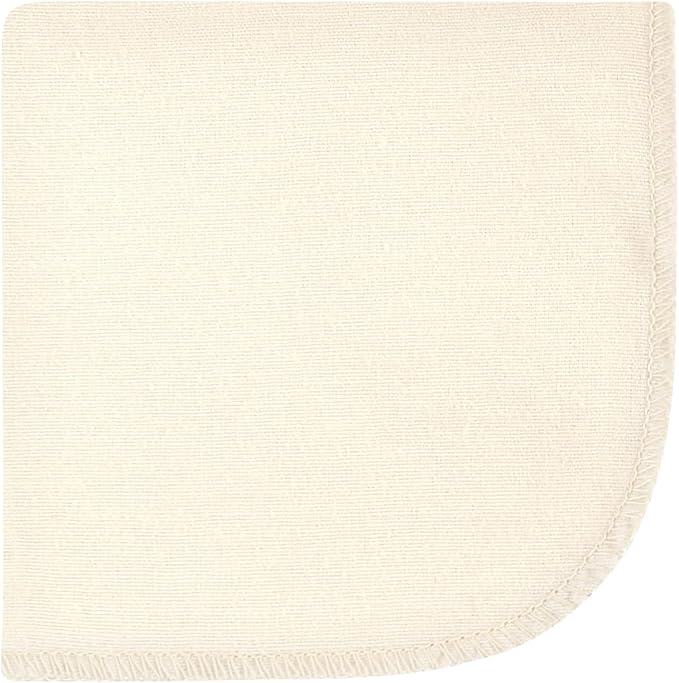 Hudson Baby Unisex Baby Flannel Cotton Washcloths 12-Pack, Neutral Safari World, One Size