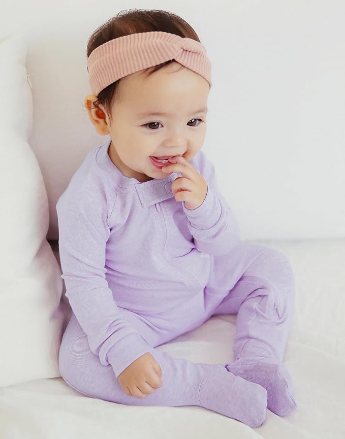 VAENAIT BABY Infant Toddler Boys Girls Modal Cotton Footed Pajamas One-Piece Romper Sleep and Play 0M-2T