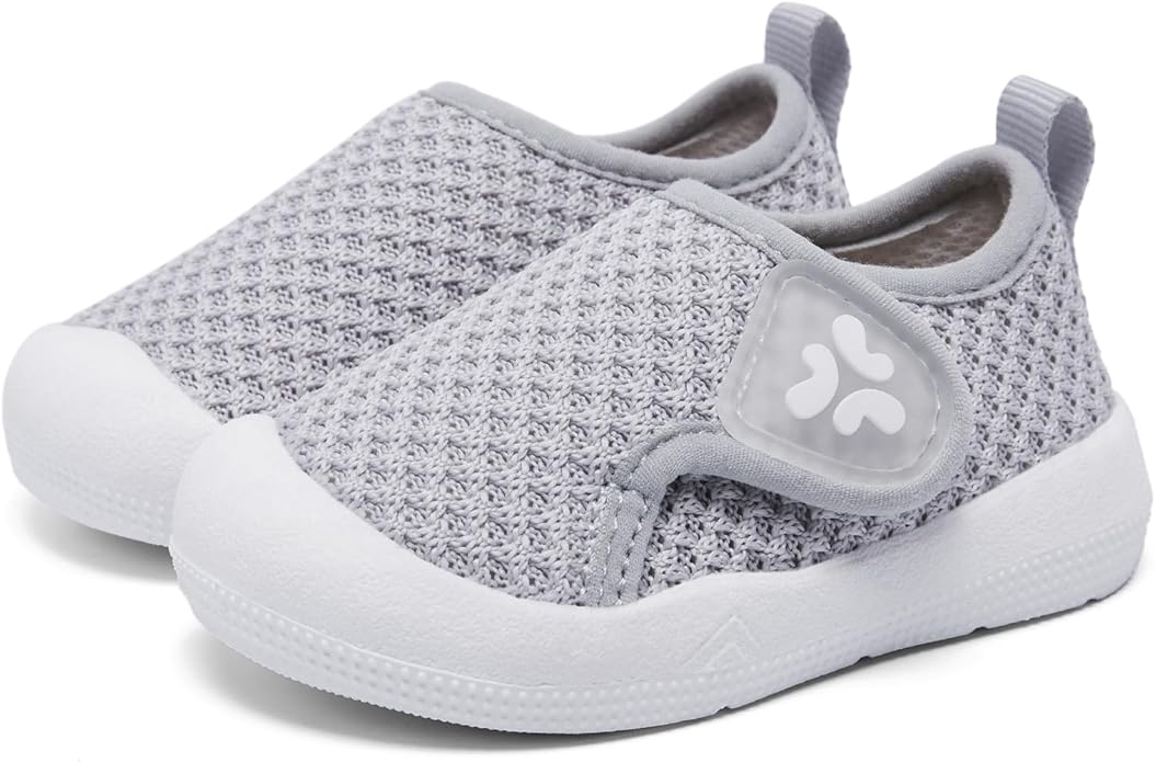 Baby Shoes Infant Boys Girls First Walker Shoes Baby Walking Shoes Lightweight Breathable Sneakers with Non-Slip Soles 0-24 Months