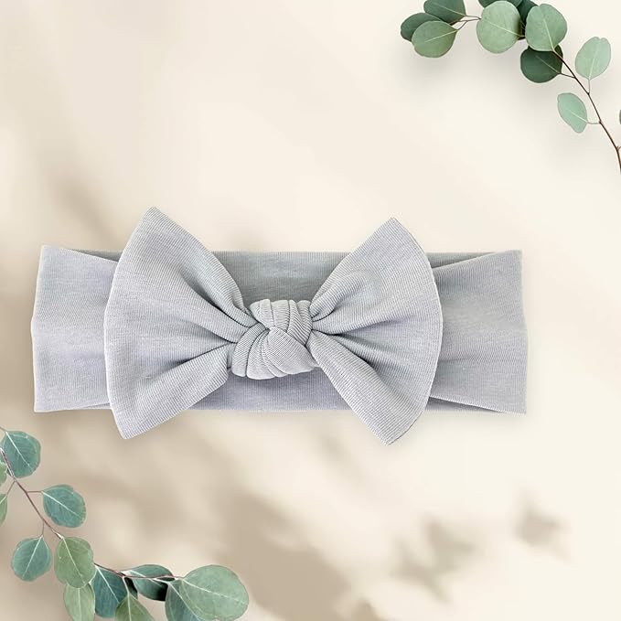 Baby Girl Headbands-Infant,Toddler Cotton Handmade Hairbands with Bows Child Hair Accessories