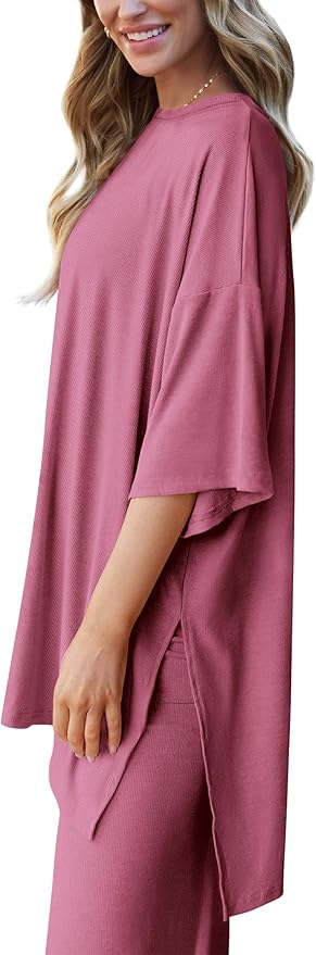 PRETTYGARDEN Two Piece Sets for Women Summer Fashion Lounge Matching Set 2026 Spring Travel Vacation Airport Outfits Clothing