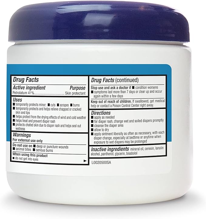 Amazon Basics Healing Ointment for Babies, Skin Protectant for Dry or Cracked Skin, Pediatrician Tested, 14 Ounce, 1-Pack (Previously Solimo)