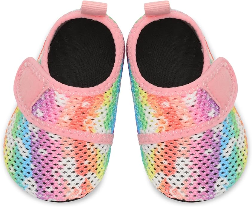 JIASUQI Baby Boys and Girls Barefoot Swim Water Skin Shoes Aqua Socks for Beach Swim Pool