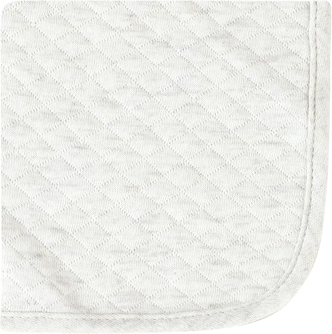 Hudson Baby Unisex Baby Quilted Cotton Washcloths, Forest Animals, One Size