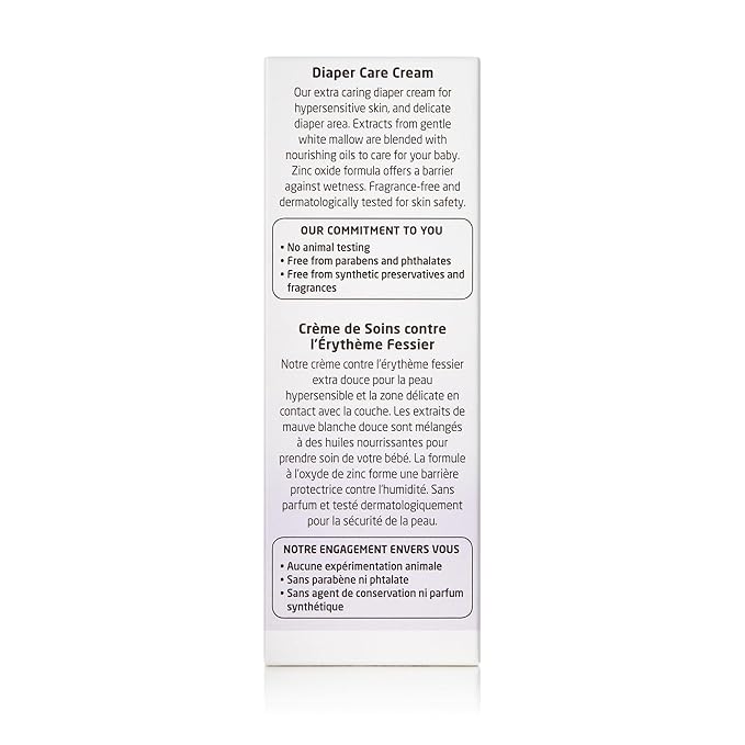 Weleda Baby White Mallow Diaper Care Cream, 1.7 Fluid Ounce, Fragrance Free Plant Rich Protection with White Mallow, Pansy, Sesame and Coconut Oils (Pack of 2)